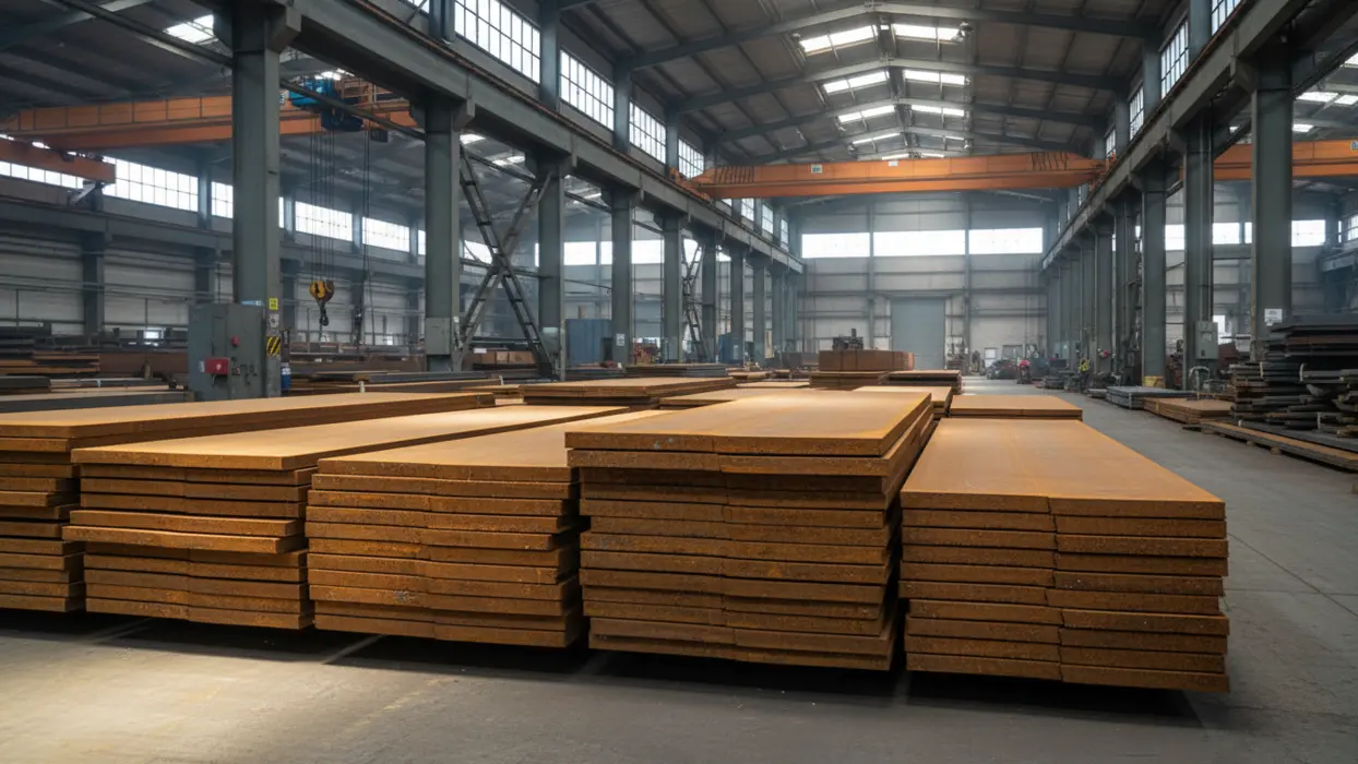 Corten sac stok ve paslanma görünümü