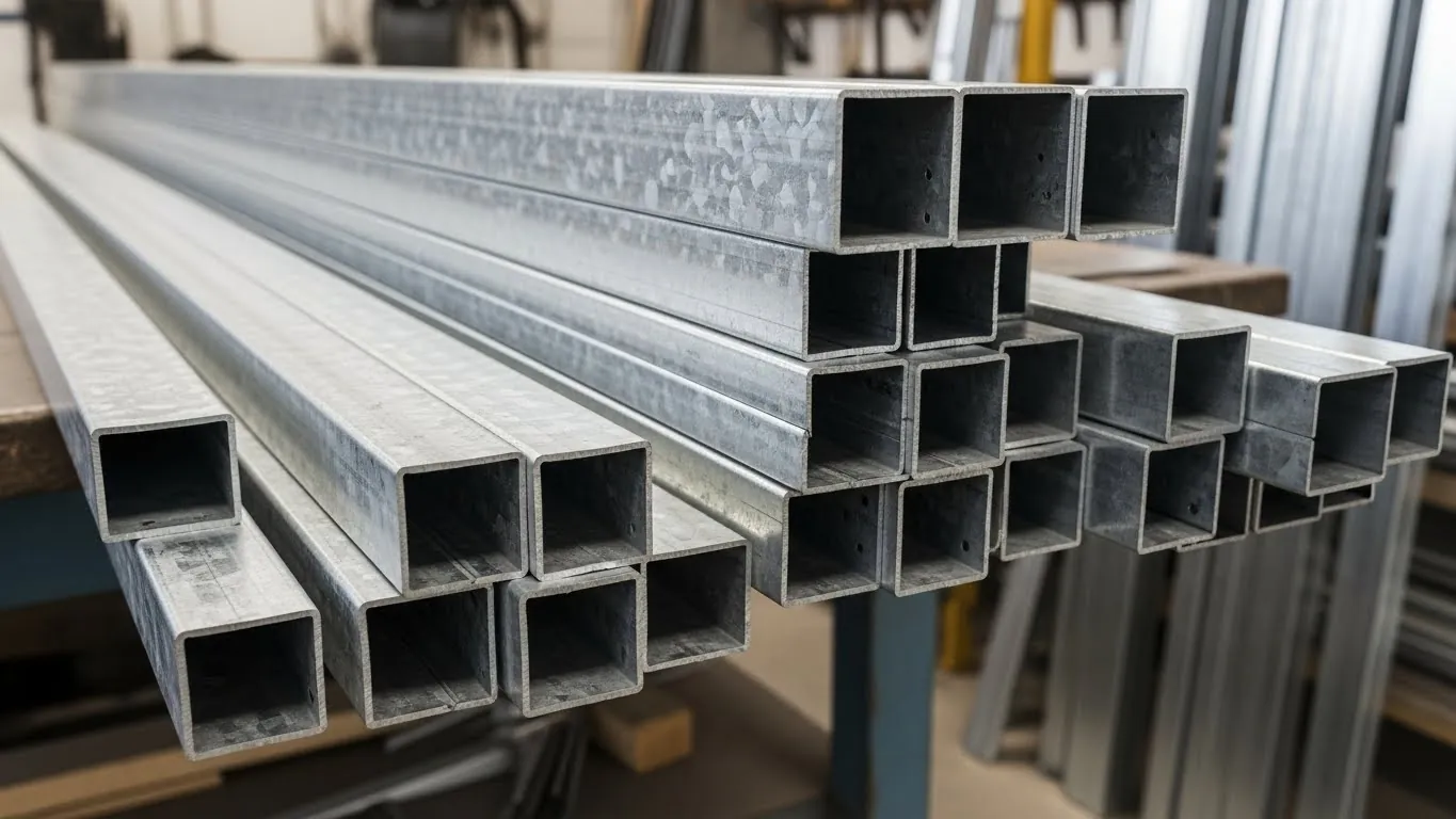 galvaniz profil ölçü ve yüzey detayı