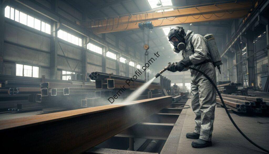 Çelik Kumlama Boyama mt fiyatları