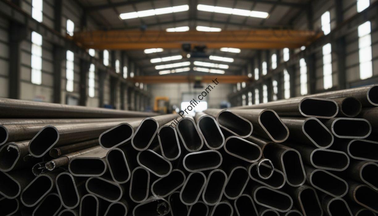 Oval profil metre ağırlıkları ve dayanım kaliteleri