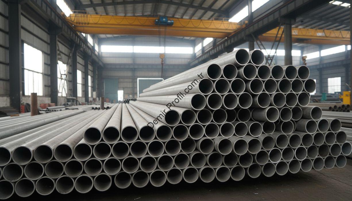 Kaynaksız paslanmaz boru İstanbul ve Anadolu Yakası fiyatları